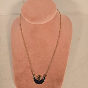 Moon & Star Mood‎ Pendant Color Changing Thermochromic Necklace Y2K